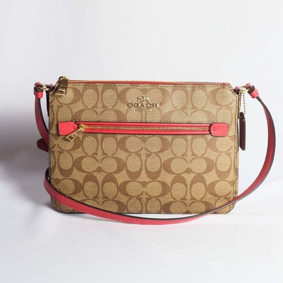 Coach Gallery Signature File Bag Crossbody - Picture 1 of 5
